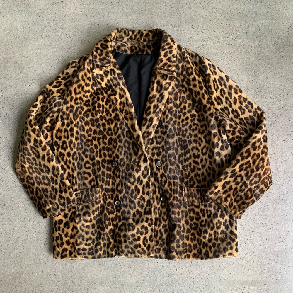 Amazing Vintage Leopard Blazer